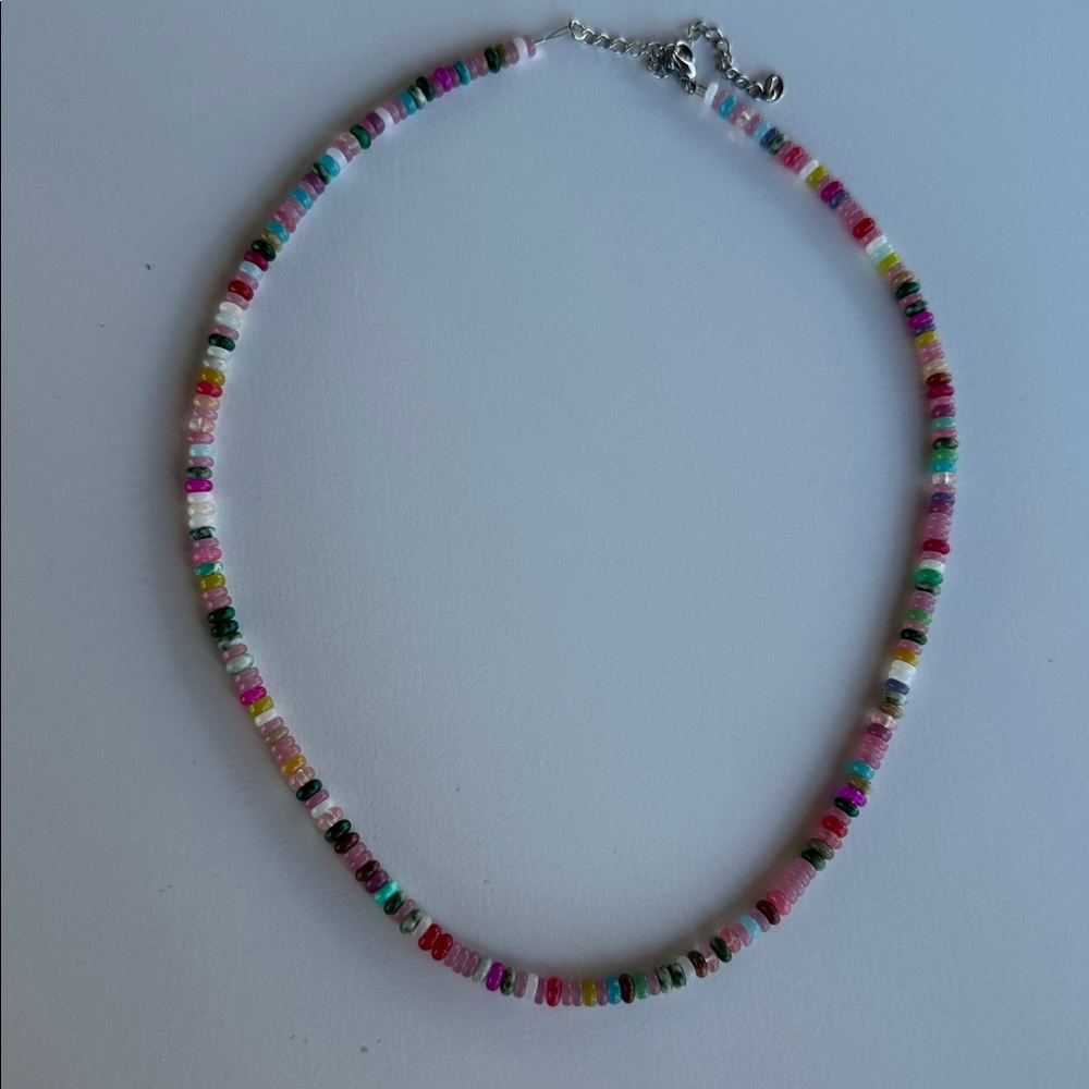 **New Multicolor Beaded Necklace - Picture 3 of 4